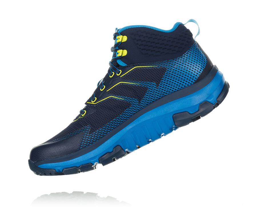 Sapatilhas Hoka One One Masculino Azul Marinho - Toa Gore-Tex - 325-CHYNRU